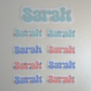 Daisy Garden Kids Name Labels