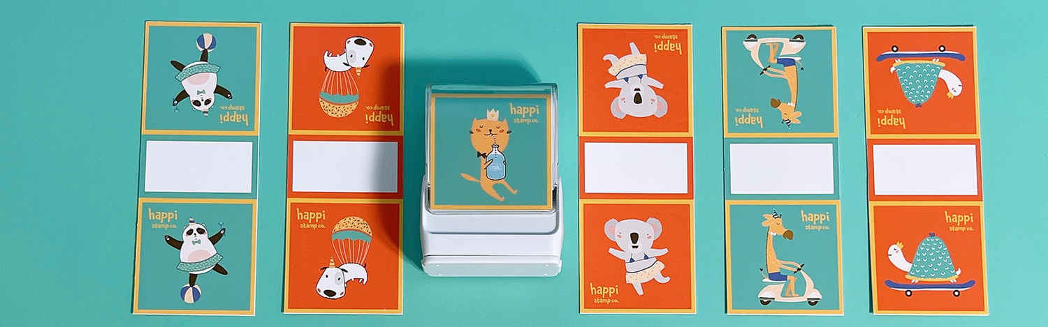 Clothing Stamp (white ink) – Happi Stamp Co.