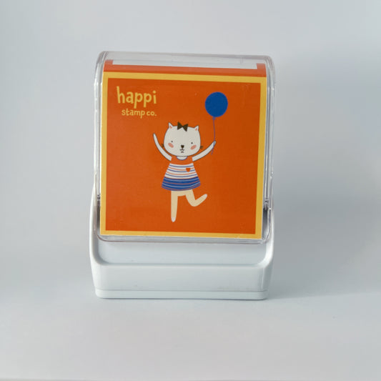 Clothing Name Stamp for kid with black ink Happi Stamp Co