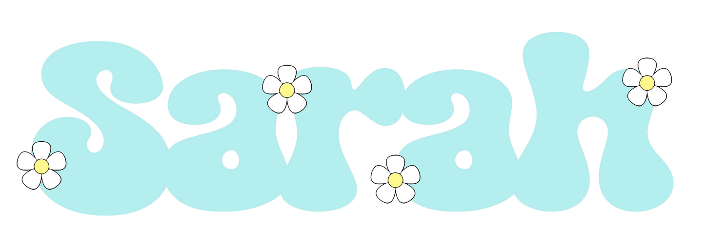 Daisy Garden Kids Name Labels