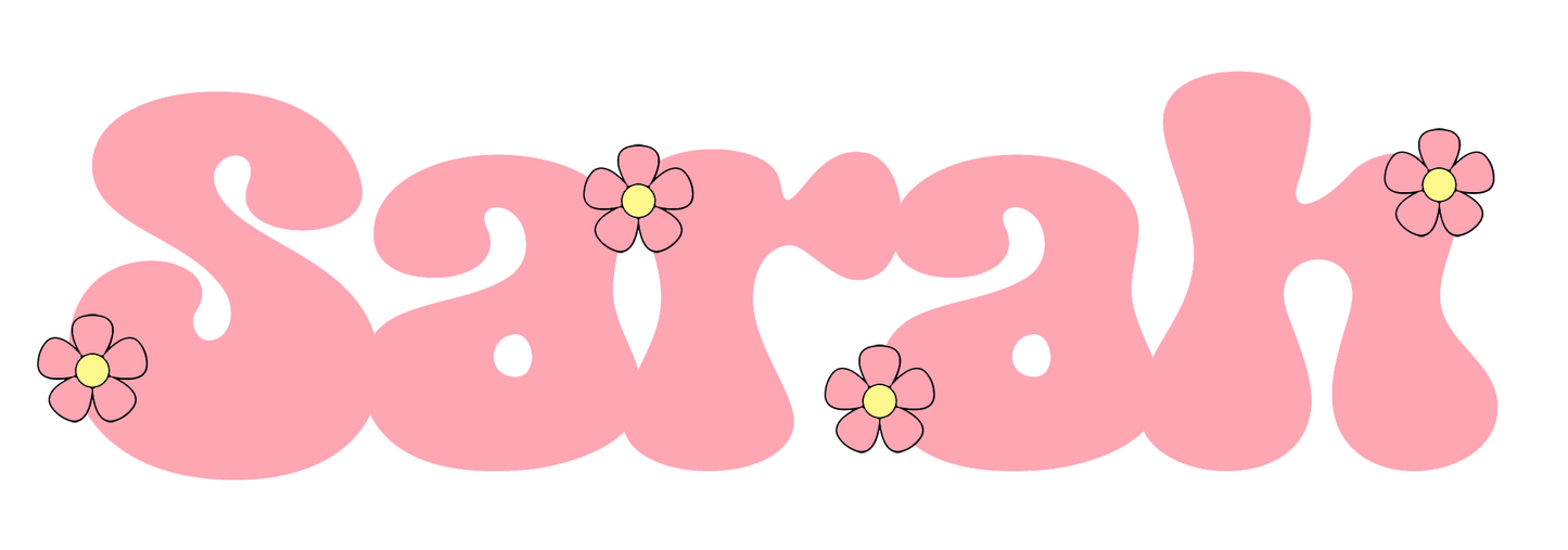 Daisy Garden Kids Name Labels