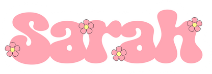 Daisy Garden Kids Name Labels